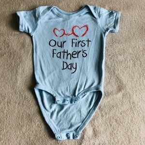 Baby Our First Daddy’ Graphic ONE PIECE